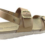 New Face Valley Womens Comfortable Leather Sandals Made In Brazil