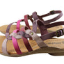 New Face Estella Womens Comfortable Leather Sandals Made In Brazil