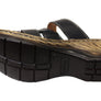Orizonte Toranto Womens Comfortable European Leather Slides Sandals