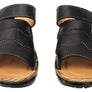 Orizonte Toranto Womens Comfortable European Leather Slides Sandals