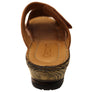 Orizonte Toranto Womens Comfortable European Leather Slides Sandals