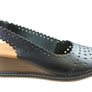 New Face Emberly Womens Leather Wedge Sandals Made In Brazil
