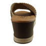 New Face Tory Womens Leather Wedge Slides Sandals Made In Brazil