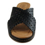 New Face Tory Womens Leather Wedge Slides Sandals Made In Brazil