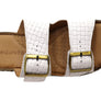 Orizonte Relaxa Womens European Leather Adjustable Slides Sandals