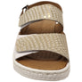 Orizonte Alvie Womens Comfortable European Leather Adjustable Sandals