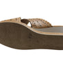 New Face Tory Womens Leather Wedge Slides Sandals Made In Brazil