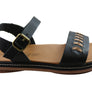 New Face Paradise Womens Comfortable Leather Sandals Made In Brazil