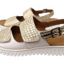 Orizonte Alvie Womens Comfortable European Leather Adjustable Sandals
