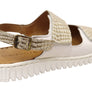 Orizonte Alvie Womens Comfortable European Leather Adjustable Sandals
