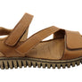 Orizonte Brookdale Womens Comfort European Leather Adjustable Sandals