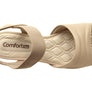 Comfortflex Tracey Womens Comfortable Brazilian Mid Heel Dress Sandals