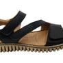 Orizonte Brookdale Womens Comfort European Leather Adjustable Sandals