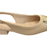 Comfortflex Tegan Womens Leather Low Heel Sling Back Shoes