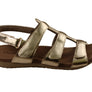 Usaflex Lani Womens Comfort Cushioned Leather Sandals Made In Brazil
