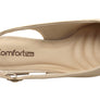 Comfortflex Tegan Womens Leather Low Heel Sling Back Shoes