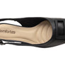 Comfortflex Tegan Womens Leather Low Heel Sling Back Shoes