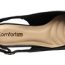 Comfortflex Tegan Womens Leather Low Heel Sling Back Shoes