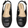 Comfortflex Tegan Womens Leather Low Heel Sling Back Shoes