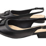 Comfortflex Tegan Womens Leather Low Heel Sling Back Shoes