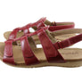 Usaflex Lani Womens Comfort Cushioned Leather Sandals Made In Brazil
