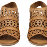 Orizonte Lexy Womens Comfortable European Leather Mid Heel Sandals