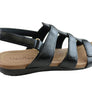 Usaflex Lani Womens Comfort Cushioned Leather Sandals Made In Brazil