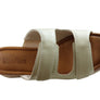 Usaflex Brooke Womens Comfort Leather Slides Sandals Made In Brazil