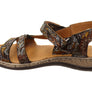 Orizonte Floral Womens Comfortable European Leather Sandals