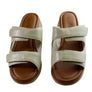 Usaflex Brooke Womens Comfort Leather Slides Sandals Made In Brazil