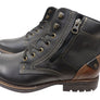 Pegada Diago Mens Comfortable Leather Boots Made In Brazil