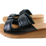 Usaflex Brooke Womens Comfort Leather Slides Sandals Made In Brazil