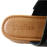 Usaflex Brooke Womens Comfort Leather Slides Sandals Made In Brazil