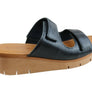 Usaflex Brooke Womens Comfort Leather Slides Sandals Made In Brazil