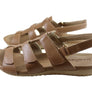 Usaflex Lani Womens Comfort Cushioned Leather Sandals Made In Brazil