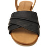 Orizonte Karriner Womens European Leather Low Heel Sandals