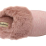 Dearfoams Womens Comfortable Dahlia Rib Knit Scuff Slippers