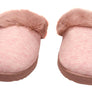 Dearfoams Womens Comfortable Dahlia Rib Knit Scuff Slippers