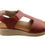 Usaflex Picton Womens Comfortable Leather Sandals Made In Brazil
