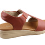 Usaflex Picton Womens Comfortable Leather Sandals Made In Brazil