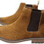 Natural Comfort Johnson Mens Leather Suede Comfortable Chelsea Boots