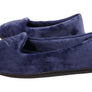 Dearfoams Womens Rebecca Microfiber Velour Wide Width Slippers