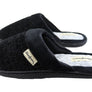 Dearfoams Womens Samantha Chenille Closed Toe Scuff Slippers