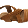 Orizonte Auckland Womens European Leather Mid Heel Comfortable Sandals
