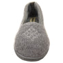 Dearfoams Womens Rebecca Chenille Closed Back Wide Width Slippers