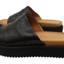 Orizonte Volume Womens European Leather Platform Slides Sandals
