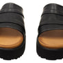 Orizonte Volume Womens European Leather Platform Slides Sandals