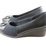 Usaflex Neva Womens Comfortable Leather Wedge Shoes Made In Brazil