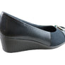 Usaflex Neva Womens Comfortable Leather Wedge Shoes Made In Brazil