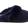 Dearfoams Womens Comfortable Dahlia Rib Knit Scuff Slippers